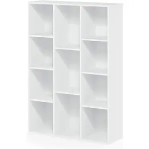 Luder Bookcase / Book / Storage , 11-Cube, White