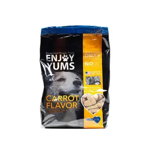 212 MAIN Carrot Flavored Dog Snacks - 4000-CT, 1 lbs, Crisp Texture, Rice Bran, Healthy Skin Support, Dental Health Aid, Dog Training Aid, Fiber for Digestive Health, No Artificial Dyes