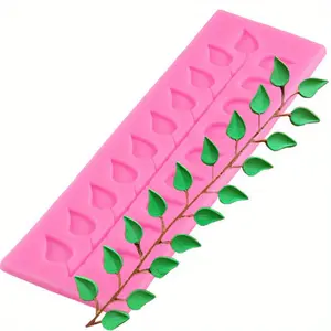 1pc Premium Silicone Lace Leaf Mold for Fondant & Chocolate - Versatile Cake Decorating Tool, Heat Resistant