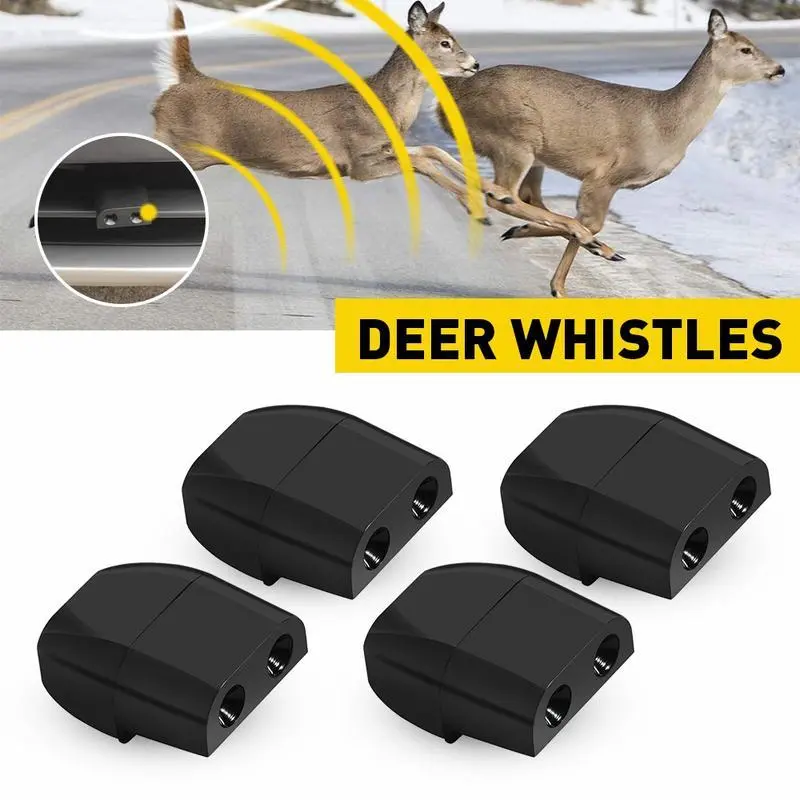 4PCS Deer Whistles Animal Warning Whistle Safety Trucks Cars RVs Motorcycles USA