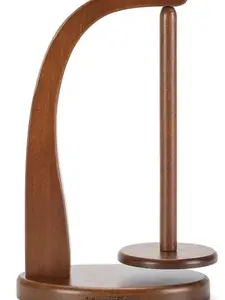 Magnetic pendulum wooden yarn holder, suitable for crochet knitting, yarn storage organizer. It is an amazing and exquisite gift for knitting enthusiasts. Made of retro color round plate material.