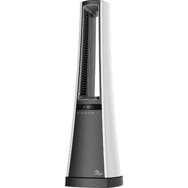 Lasko Bladeless Household Space Heater - 1500W, 6ft Cord, Silent, Digital Temp Control, Adjustable Thermostat, Remote Control, Timer, Heat Function for Home Use