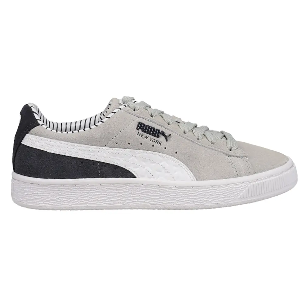 PUMA Mens Suede Pinstripe Flagship Sneakers Shoes Casual - Grey