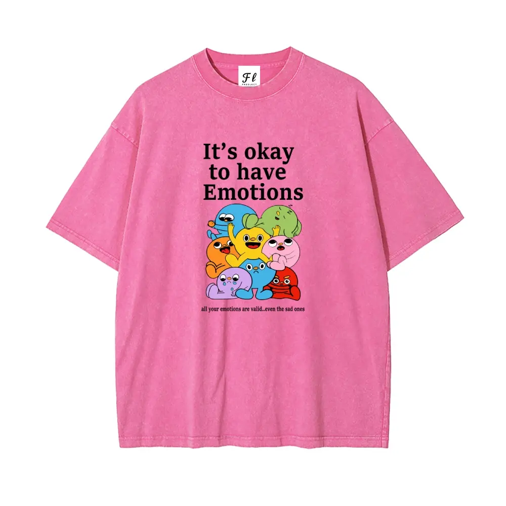 Unisex Vintage Graphic T-Shirt in Washed Cotton, Retro Streetwear Style with a Soft, Oversized Fit