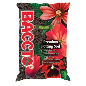 Michigan Peat All Purpose Premium Potting Soil w Perlite Fertilizer, 50 lb. 1/2 Pack