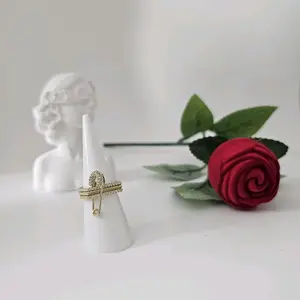 Valdiviajewery #1939 14k Gold Plated Ring High Quality