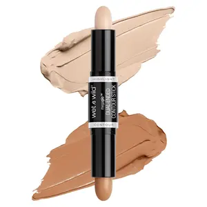 MegaGlow Dual-Ended Contour Stick in Medium/Tan: The Ultimate Cruelty-Free Sculpting and Highlighting Tool for Effortless Definition and Enhanced Facial Structure.
