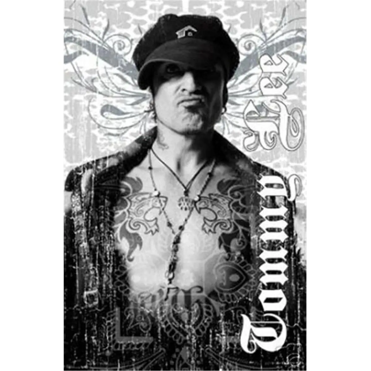 Lee Brand Tommy Lee Artistic Tattoo Pose Collectible Print Poster, 24x36 in Large-Size Wall Decor, Hot Stuff Enterprise Edition, Room Art Collectibles for Aesthetic Gallery Wall Display (Decor Inspo Included)