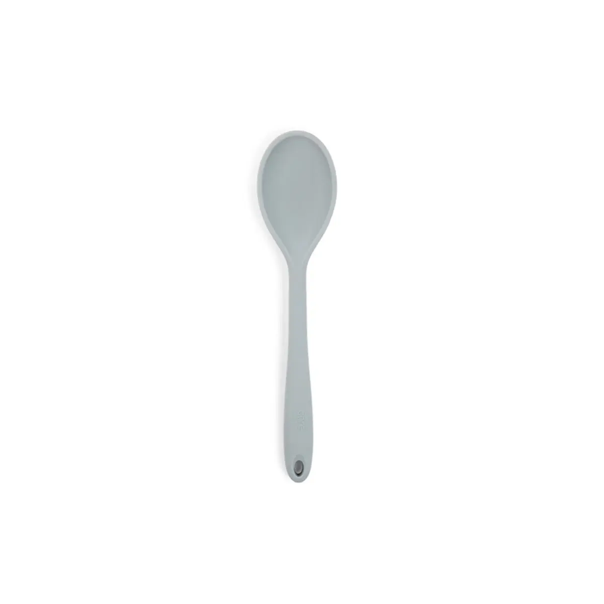 212 MAIN Gray Silicone Cooking Spoon - 3x11 in, Dishwasher-Safe Cutlery, Essential Kitchen Utensils for Dining Use