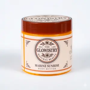 Glowistry Marine Sunrise Ocean Fresh Hydrating Body Butter for Gentle Daily Hydration with Refreshing Scent