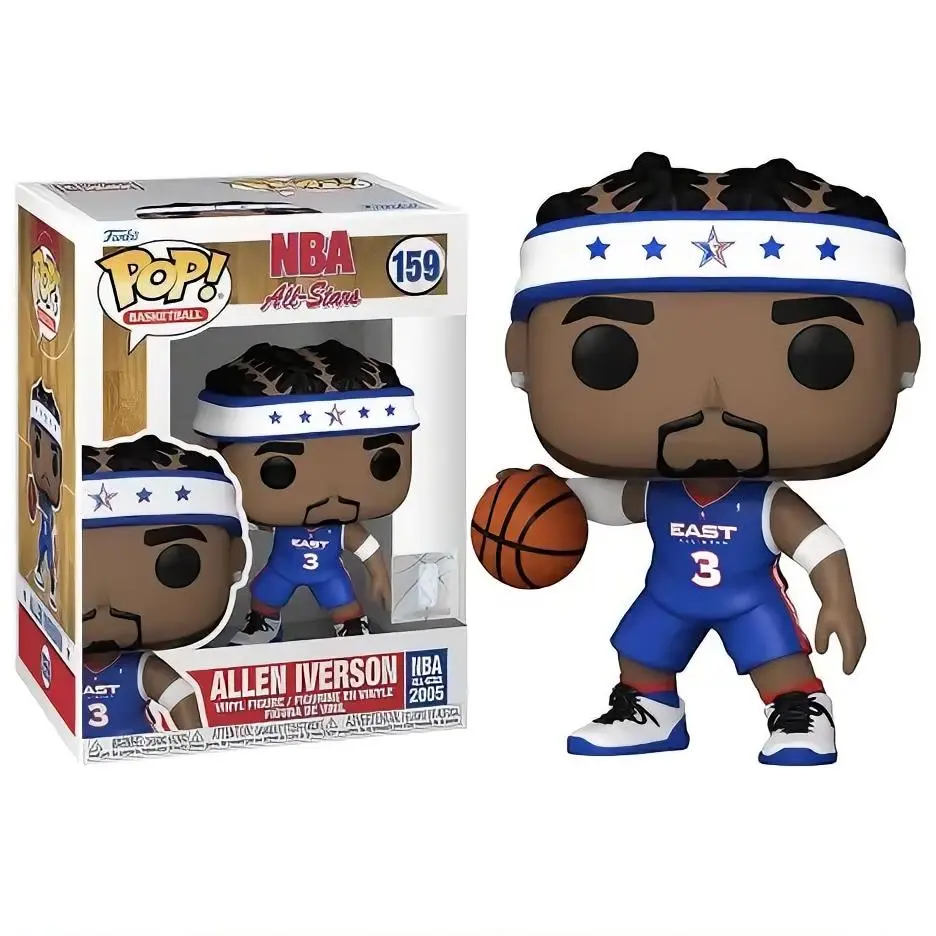Funko Pop NBA Allen Iverson #159 with Protector - Officially Licensed NBA All-Stars Vinyl Figure