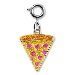 Glitter Pizza Charm