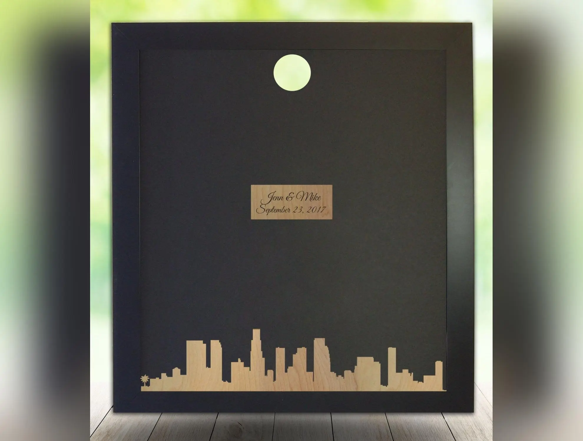 Los Angeles Skyline - Guest Book Frame
