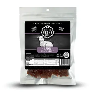 LAMB JERKY - 100%Lamb Meat – Exotic Wild Game Snack – Unique Valentines Day Gifts for Men, Boyfriend, Husband – Cool Guy Gift Idea.