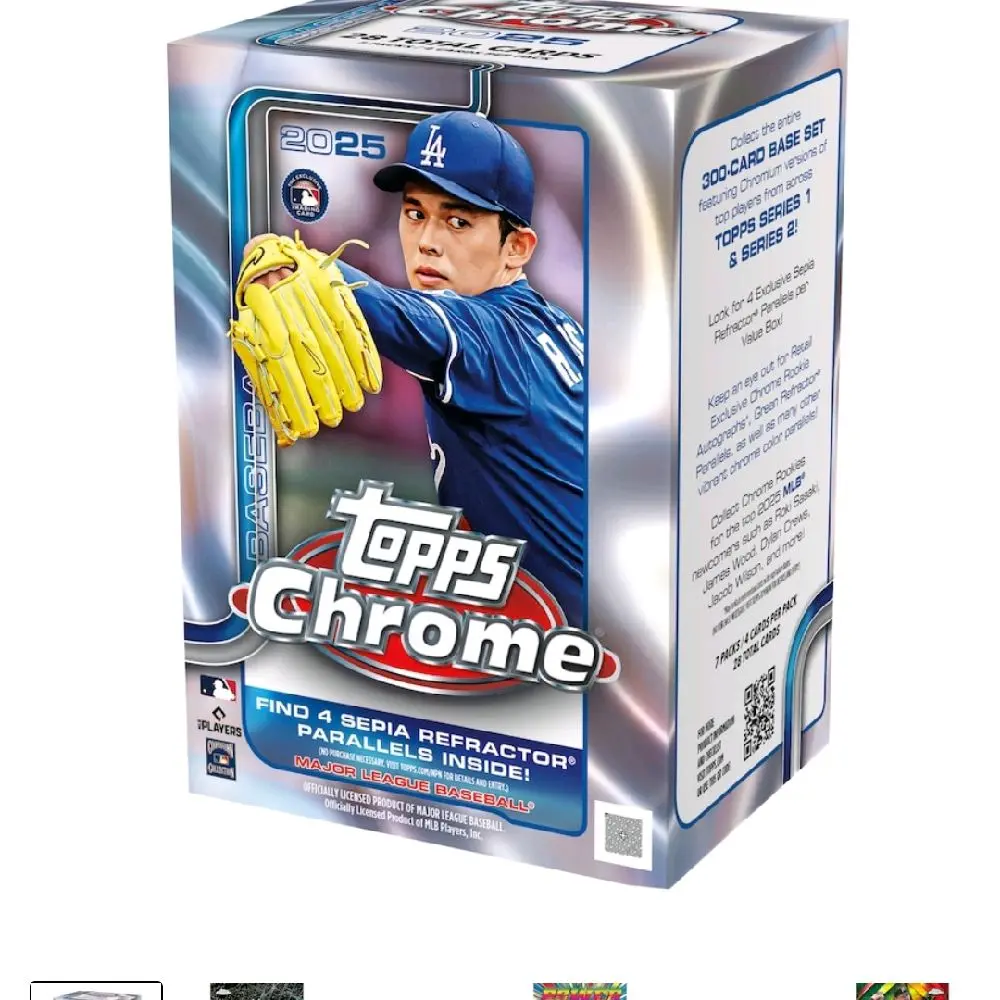 2025 Topps Chrome Baseball Blaster Box