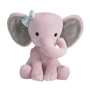Twinkle Toes Pink Elephant Soft Plush Stuffed Toy, Hazel, 1 Count (Pack of 1)
