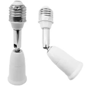 90  Light Socket Extender Compatible with 110-250V E26 and E27 Sockets Ideal for Photography, Homes and Offices, Pack of 2