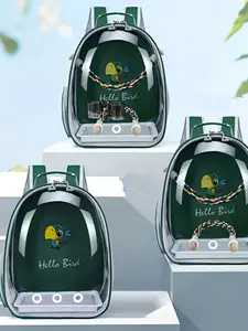 Transparent Cat Carrier Animal Carrier New Handheld Space Capsule Pet Bag, Ventilated Dual-Shoulder Cat Backpack, Large Capacity Outdoor Pet Combination Bag
