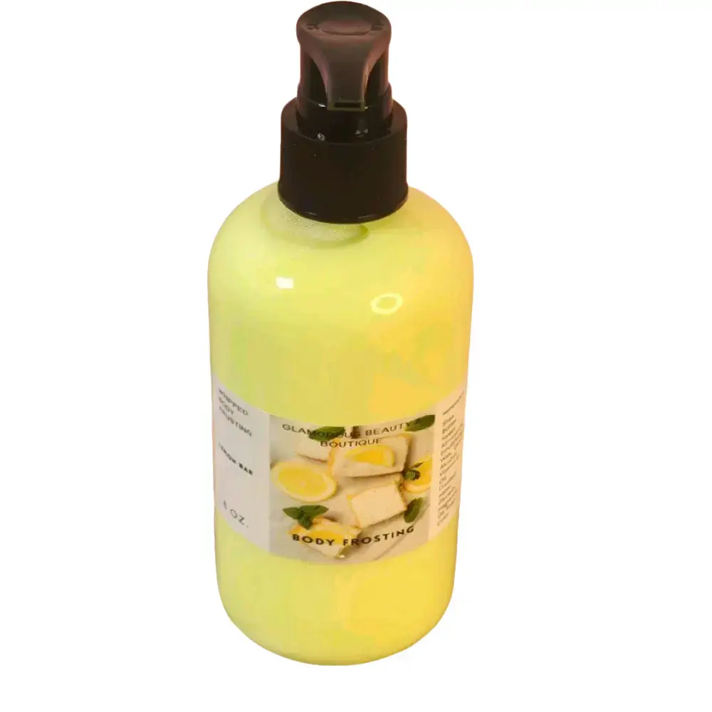 Lemon Cookie Bar Shea Butter Body Frosting Body Care. Gentle Lightweight Moisturizing Hydrating Moisturizer for Sensitive Dry Skin, 8 oz, Fragrance, Daily, Sensitive Skin, Lemon Honey, Anti-Aging, Contains Neither