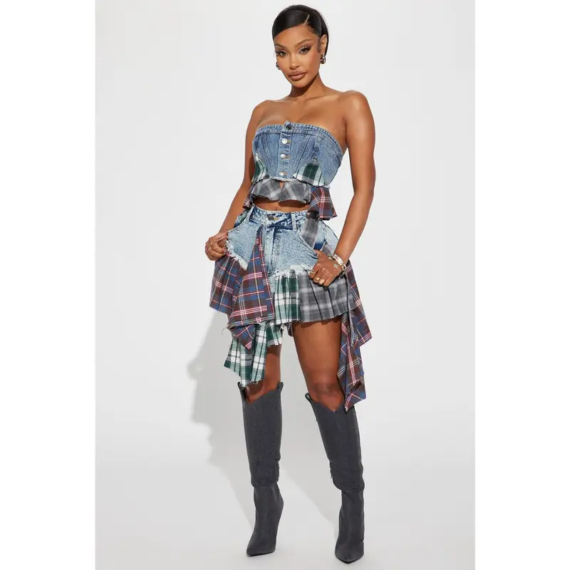 fashionnova rad in plaid skirt - TikTok Shop fashionnova rad in plaid skirt - TikTok Shop