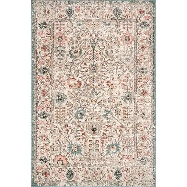 nuLOOM Lenore Vintage Floral 3' x 5' Area Rug