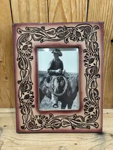Tooled Leather Picture Frames!