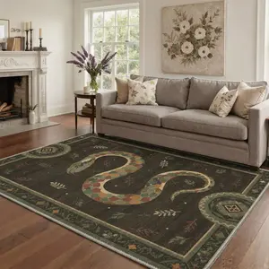 【Deals For You Days】BEIMO Home Carpet – Soft, Non-Slip, Pet Friendly, Machine Washable Rug, Area Rug Ideal for Living Room, Bedroom, Kitchen, Hallway ,ARN2653-LEAF
