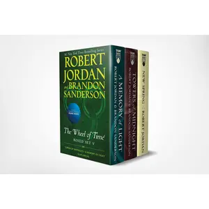 Wheel of Time Premium Boxed Set V: Book 13: Towers of Midnight, Book 14: A Memory of Light, Prequel: New Spring -- Robert Jordan - Mass Market Paperbound