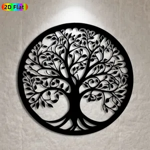 1pc Tree of Life Metal Wall Art, Exquisite Tree of Life Statue Mural, Ideal Gift for New Year, Christmas, Nature & Home Decor Enthusiasts,  Wall Sculptures, Perfect for Living Room Wall & Garden Fence, Charming Indoor Outdoor Ornament