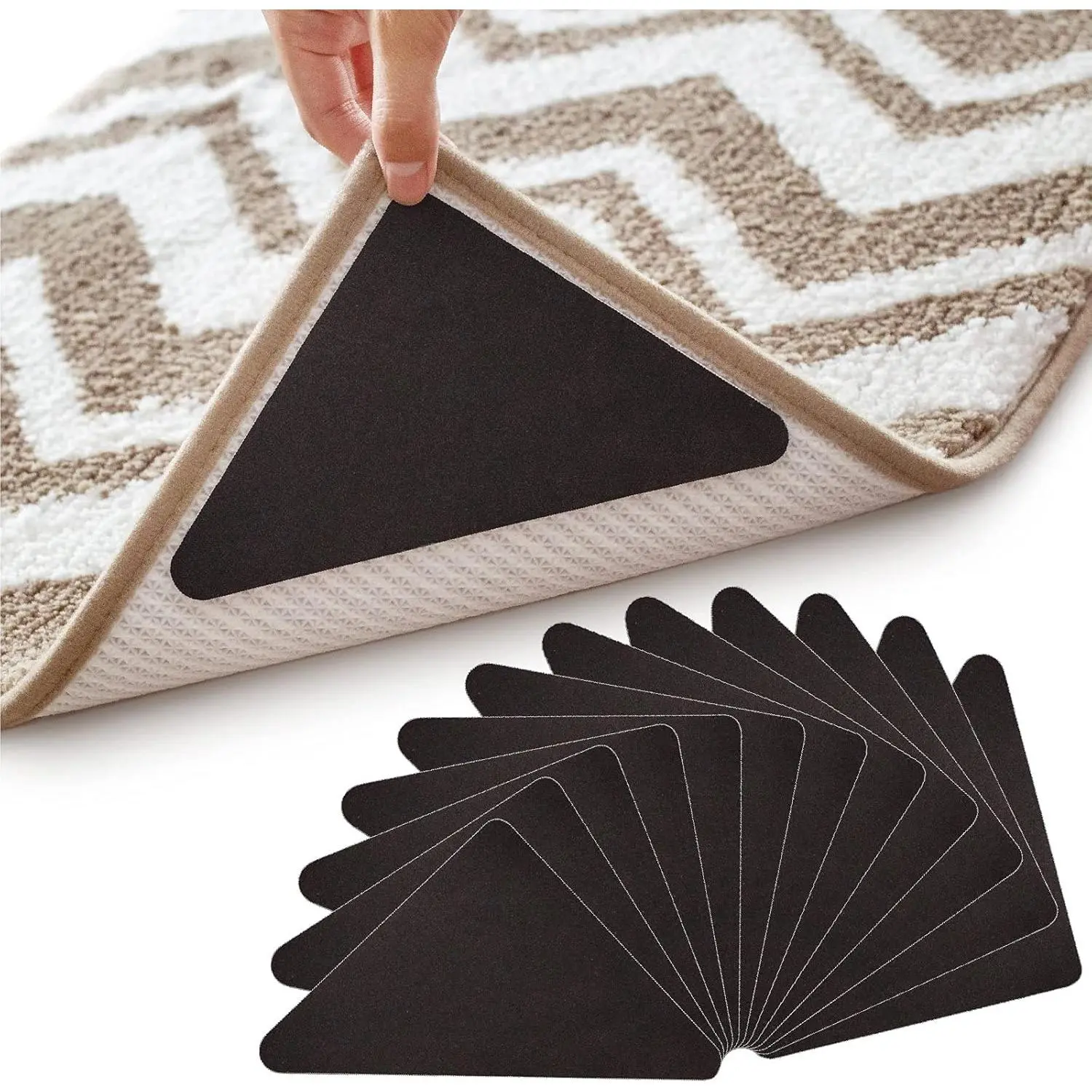 Carpet Corners to Make Rug Corner Flat, EVA Carpet Tape No Sticky to ...