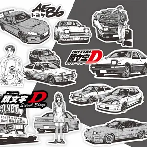 10/30/75Pcs Initial D Manga Stickers