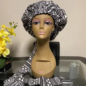White/Black Headwrap