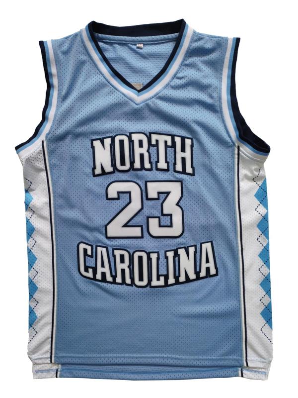 Men's Basketball Jersey Number 23 Embroidered Quick Dry Sports Wear, Jersey Shirts, Casual Loose Fit Outdoor Athletic Shirt for All Seasons