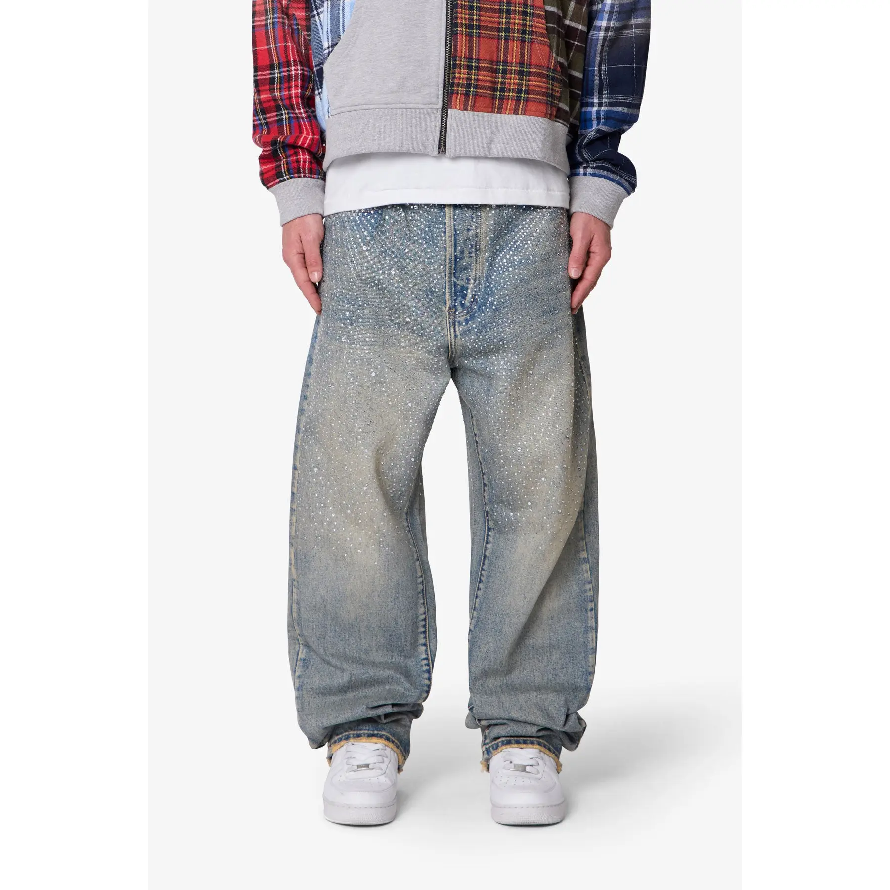mnml Ultra Baggy Gem Denim - Blue