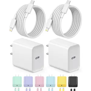 For iPhone Charger USB C Charger Block Type C Charging with 6FT C Chargers Cord Compatible with iPhone14/14 Pro Max/13/13Pro/12/12 Pro/11,iPad