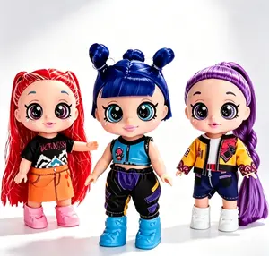 7 Inch Hunter X Anime Kpop Style Articulated Action Figure Dolls, 5D Sparkling Eyes Movable Joint Collectible Figures, Holiday Gift for Fans & Little Girls, No music