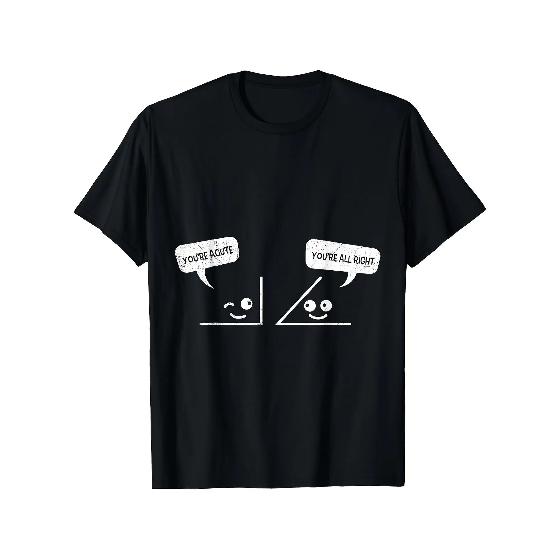 [100% Cotton] 100% Cotton Funny Math Saying You Are Acute Algebra Maths Teacher T-Shirt, Unisex Cotton Casual Round Neck Outdoor Short Sleeve T-Shirt with Slight Stretch, Slightly Elastic, 100%Cotton, S-XXXLHot-selling styles, gifts, trendy and fashionab