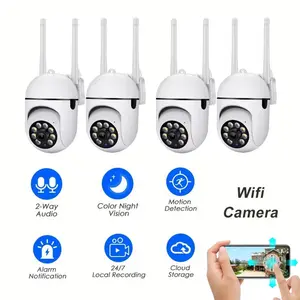 Smart HD Security Camera | Intelligent Alerts & Motion Detection | Full-Color Night Vision & Two-Way Audio | 24-Hour Recording | Baby & Pet Monitoring | Easy Installation