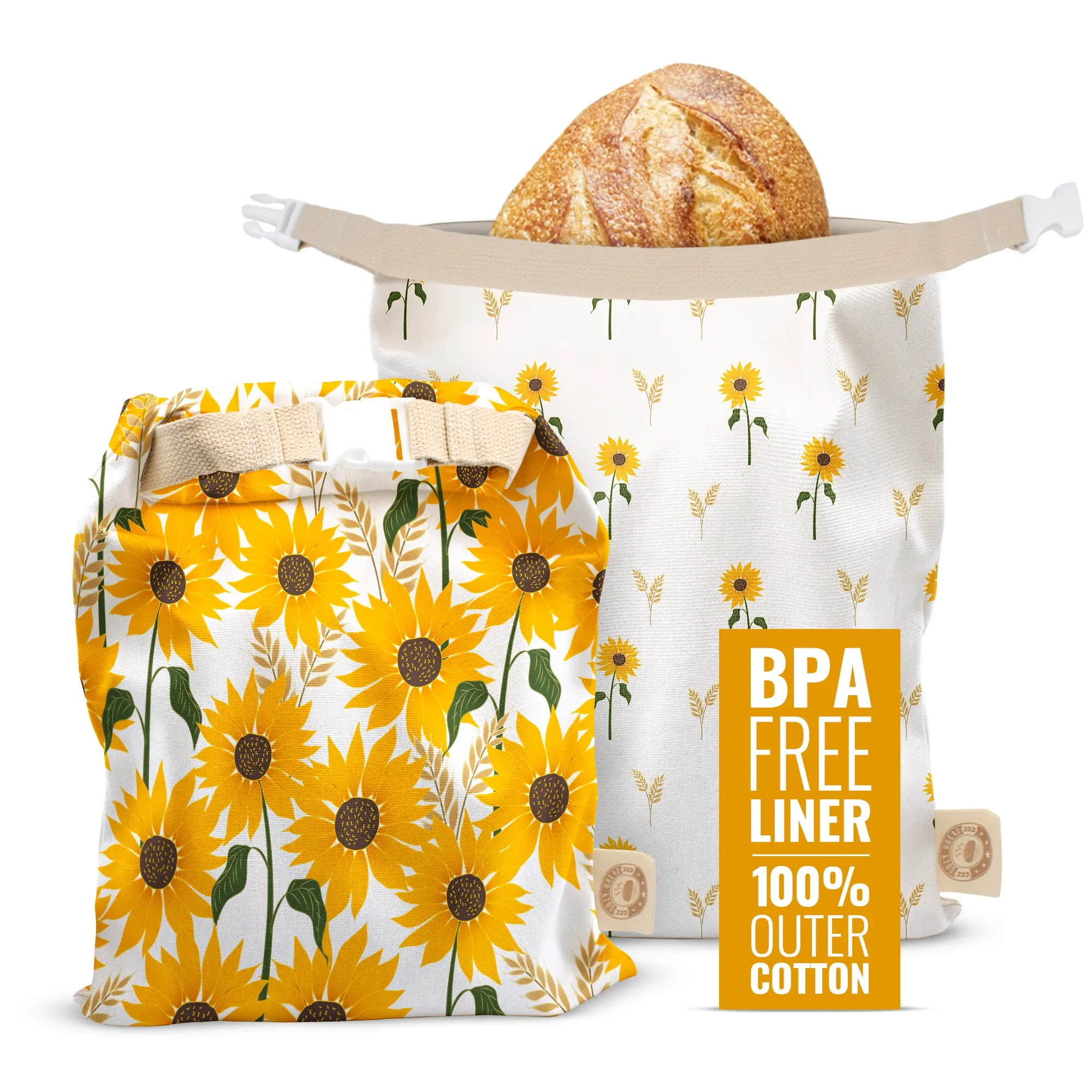 Cozy Bread® Reusable Bread Bag Set | Premium Quality | Keep Your Bread Fresh | Freezer Safe Cozy Bread® Reusable Bread Bag Set | Premium Quality | Keep Your Bread Fresh | Freezer Safe
