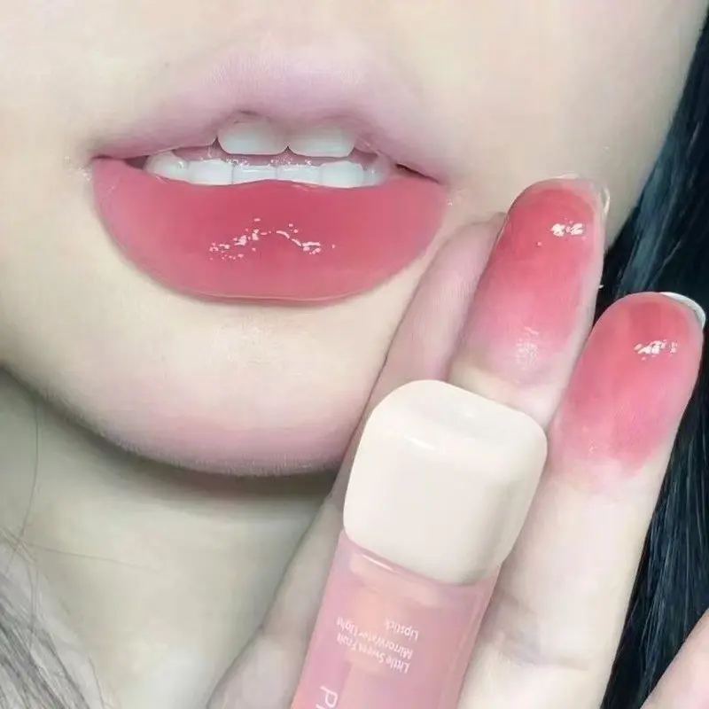 Boog Solid Lipstick, Korean Style Plump Glossy Lip Gloss, Long-Lasting Color Lock, Hydrating Lip Essence, Perfect for Everyday Use, Lip Plumping Gloss