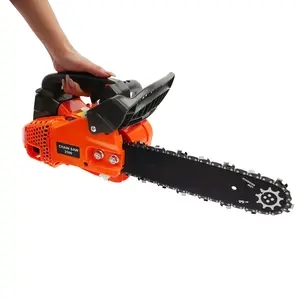 12 Inch Gasoline Chainsaw 25 4cc 2 Stroke Engine 900W 9000 RPM for Tree Cutting Wood Logging Garden Pruning Top Handle