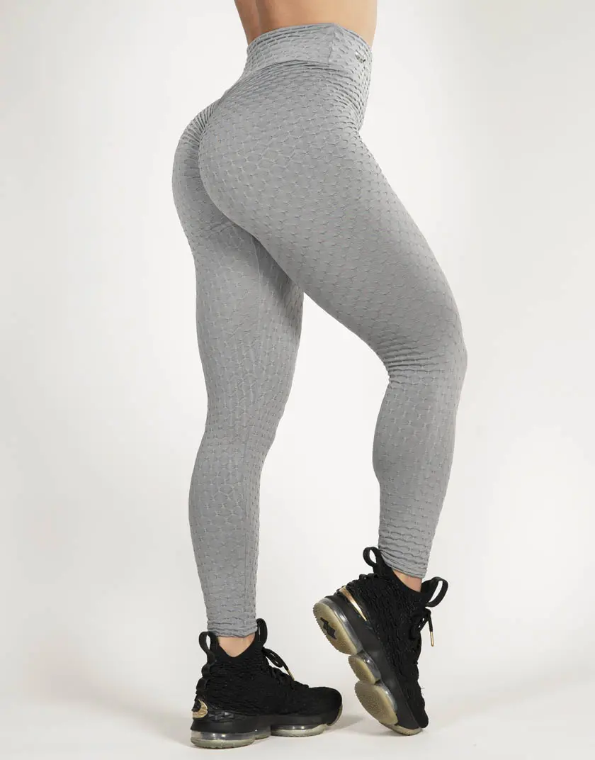 Isparkle Gray - Women's Sports Leggings | High Waist, Compression, Squat Proof