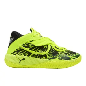 PUMA Mens X Lamelo Ball Mb.05 Voltage Basketball Sneakers Shoes - Yellow PUMA Mens X Lamelo Ball Mb.05 Voltage Basketball Sneakers Shoes - Yellow