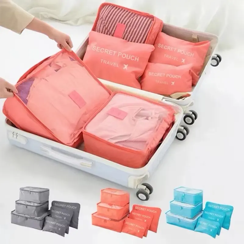 6-Piece Travel Packing Cube Organizer Set for Luggage