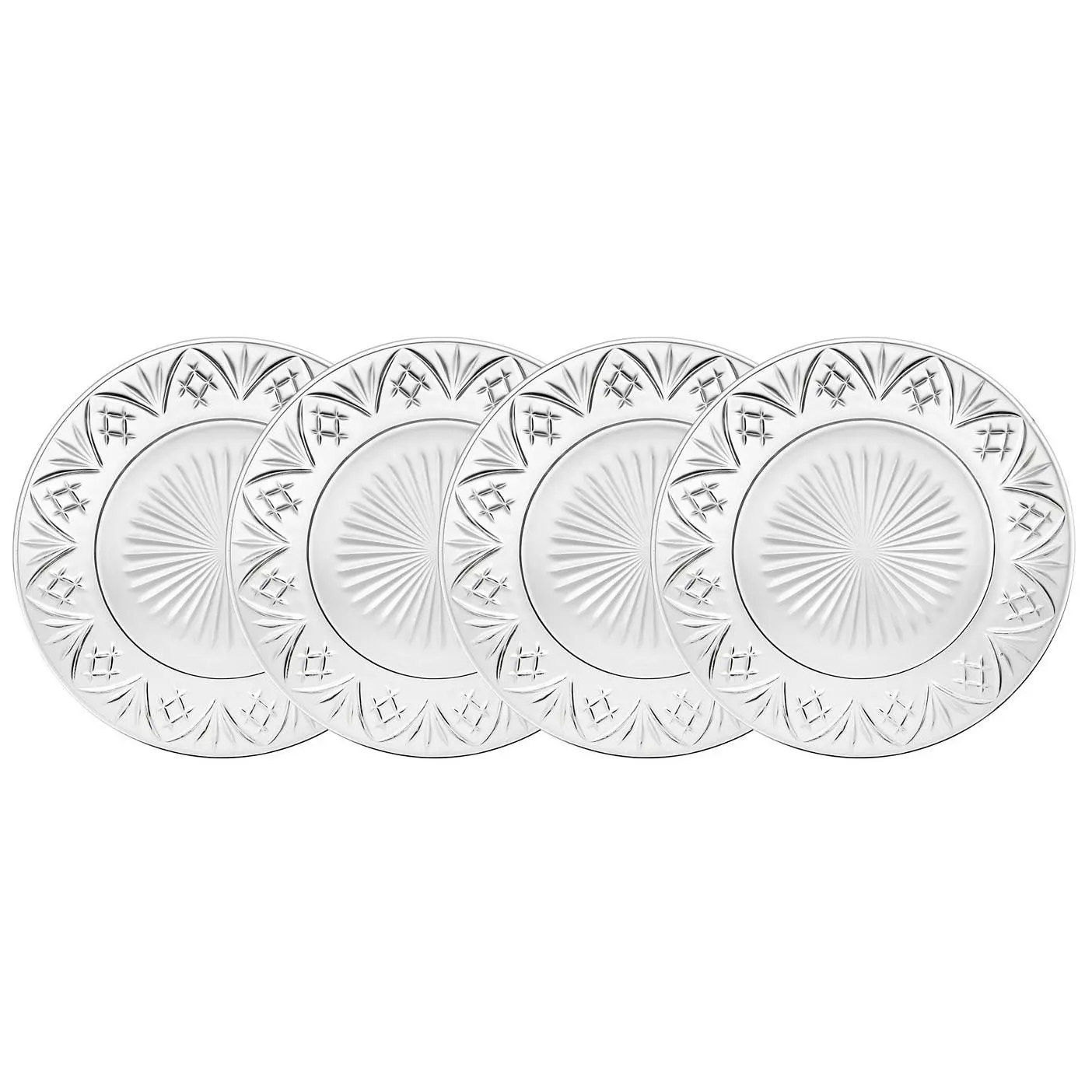 Godinger Set of 4 Dublin Dinner Plates