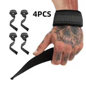 Premium Wrist Wraps for Weightlifting–Breathable Nylon Support for Bench Press, Deadlifts, Pull-Ups | Anti-Slip, Durable Double Stitching, Universal Fit