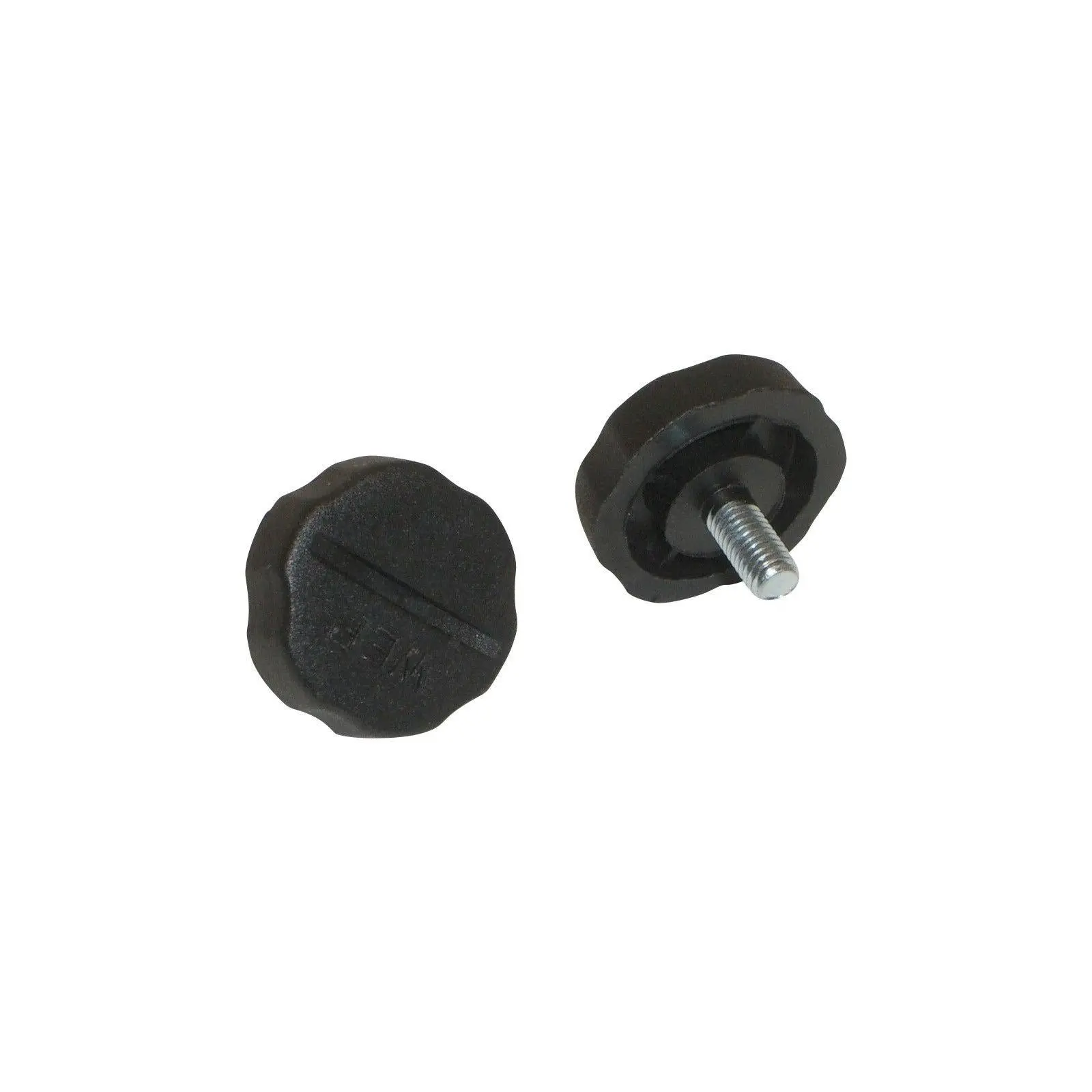 CB Radio Accessories - 5mm Black Plastic Bracket Screws KN5P (2-Pack)