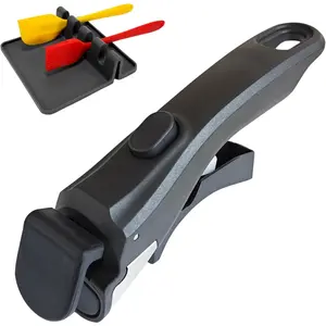 Removable Pot Handle, Universal Pan Handle, Replacement for Pots and Pans, Fits  Cookware, Includes Spoon Rest, Durable & Heat-Resistant, Black