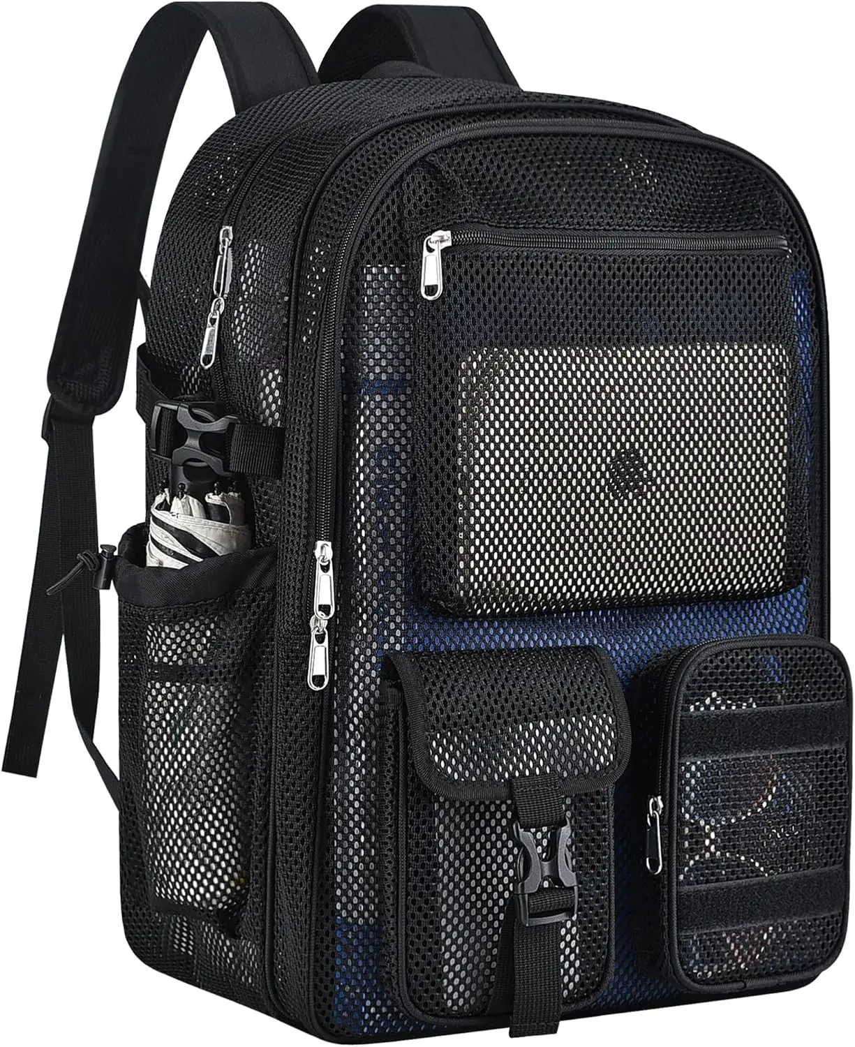 Mesh Backpack for School, 36L Large Heavy Duty Mesh Backpacks for Adults Girls Boys Kids with Inner Laptop Compartment, Mesh Schoolbag for Outdoor Hiking BeachGift.