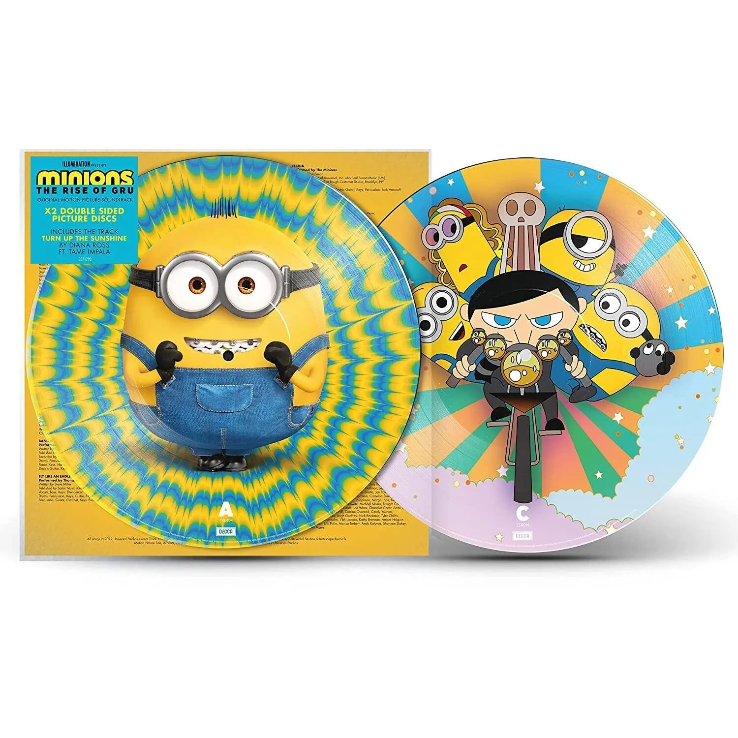 Various Artists - Minions: The Rise Of Gru (Various Artists)  [VINYL RECORD - LP] Picture Disc